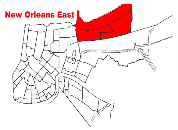 New Orleans East Geography