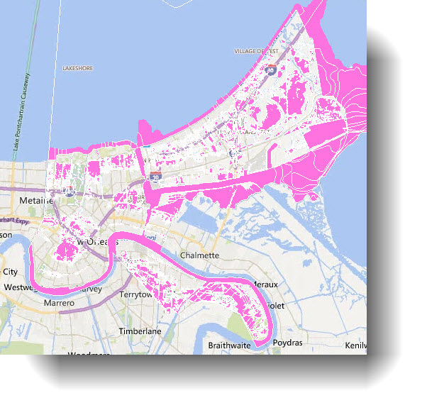 New Orleans Flood Map Everything You Need To Know About A Flood Map* But Were Afraid To Ask -  Louisiana Commercial Realty