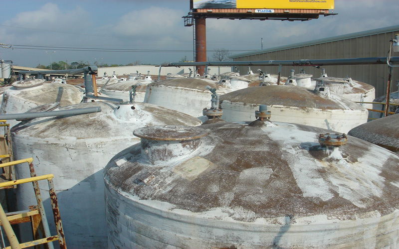 industrial storage tanks