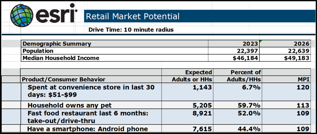 retail marketplace for consumer spending patterns
